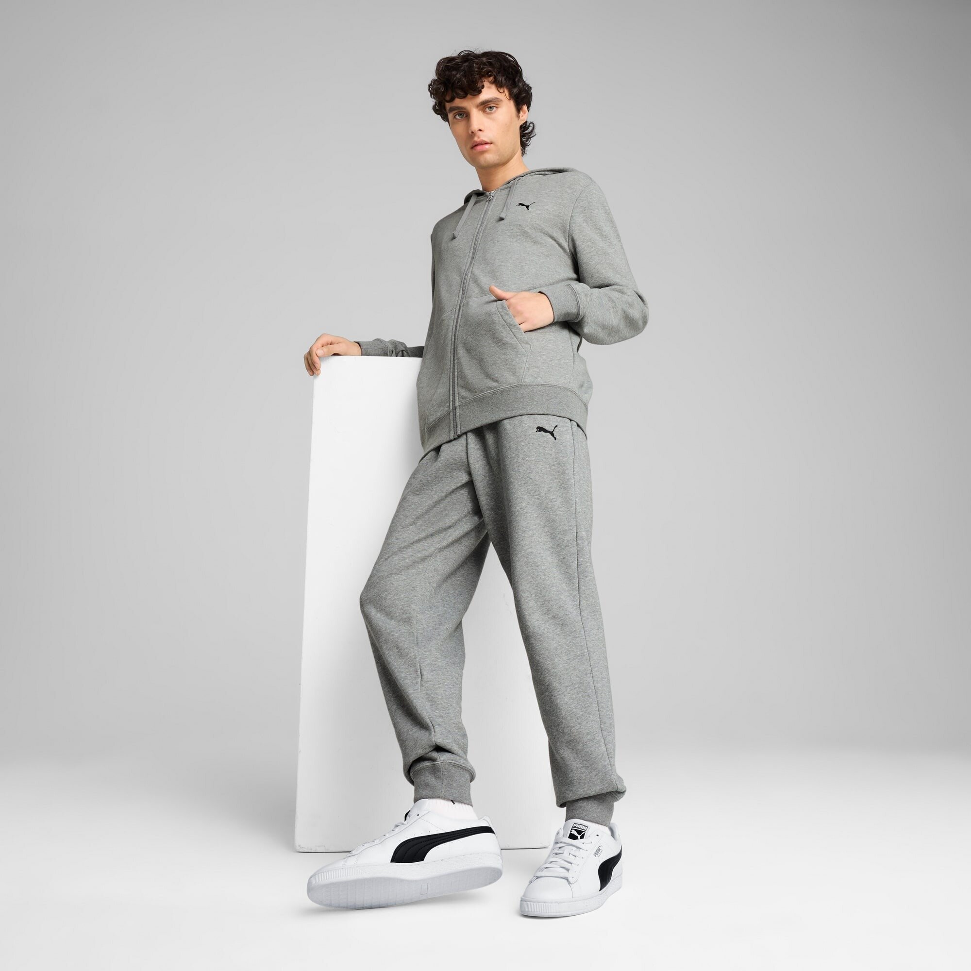 Толстовка PUMA ESS Small Logo, размер XL, , серый — фото 1