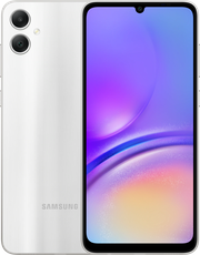 Смартфон Samsung Galaxy A05 4/64 ГБ, Dual nano SIM, серебристый 