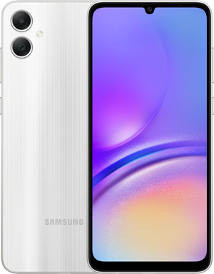 Смартфон Samsung Galaxy A05 4/64 ГБ, Dual nano SIM, серебристый 