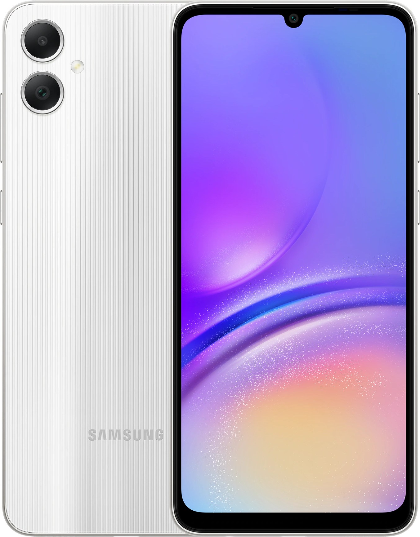 Смартфон Samsung Galaxy A05 4/128 ГБ, Dual nano SIM, серебристый 