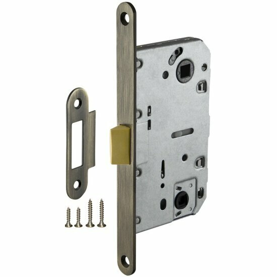 Защелка врезная Ajax PLASTLP96WC-50 AB бронза