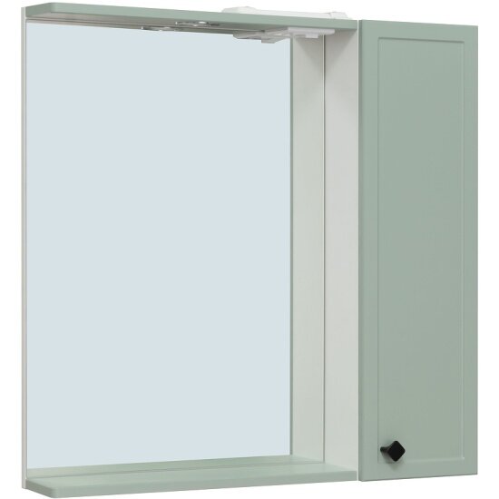 Шкаф Runo зеркальный Руно Римини 75 мята правый