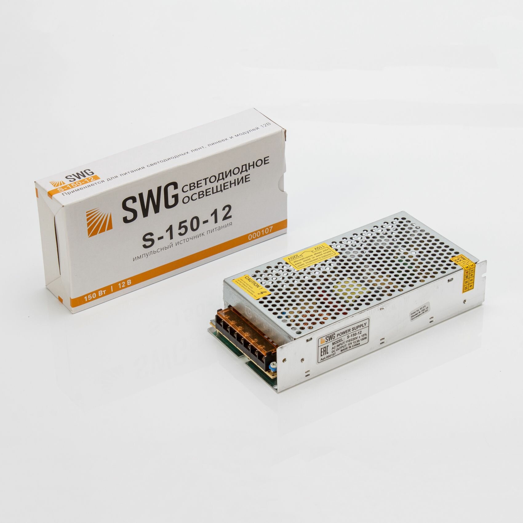 Блок питания SWG S-150-24, 150 W, 24V