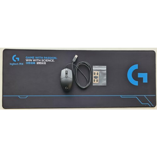 Комплект Мышь Logitech G102 черная Коврик Противоскользящие коньки 319000₽