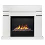 Электрокамин RealFlame Lindelse 26 WT-P511 с очагом 3D Cassette 630 дрова + Black вставка