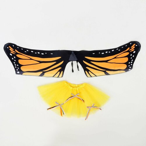 фото Карнавальный набор "бабочка", 5-7 лет: юбка с х/б подкладом, крылья ma.brand