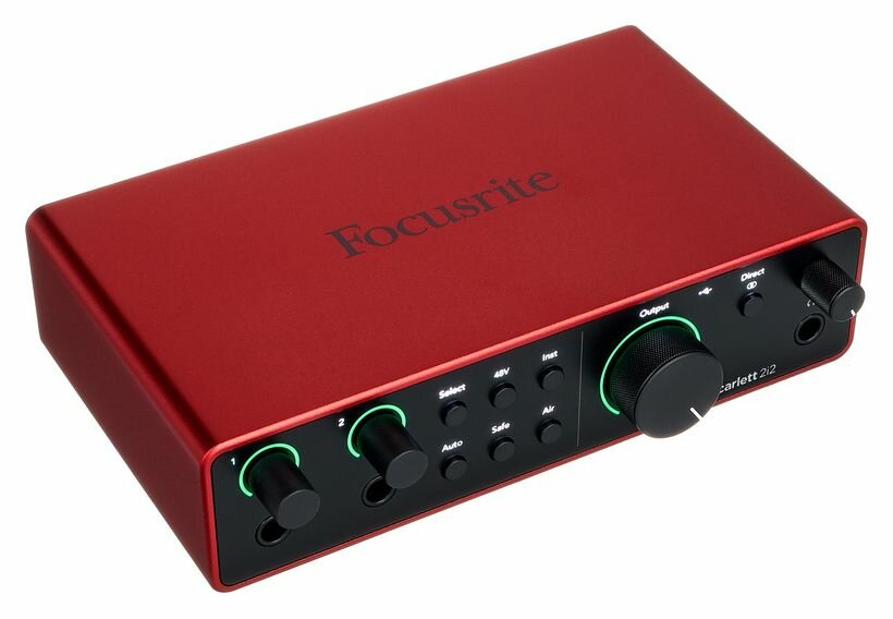 Аудиоинтерфейсы для домашней студии FOCUSRITE Scarlett 2i2 4th Gen