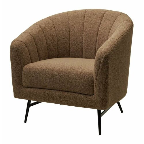 Кресло M-City Kalmar NINI-02 Тауп, teddy / черный каркас