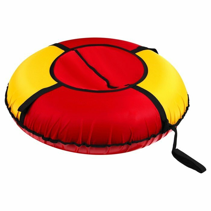фото Тюбинг Winter Star, диаметр чехла 100 см, цвет красный/жёлтый