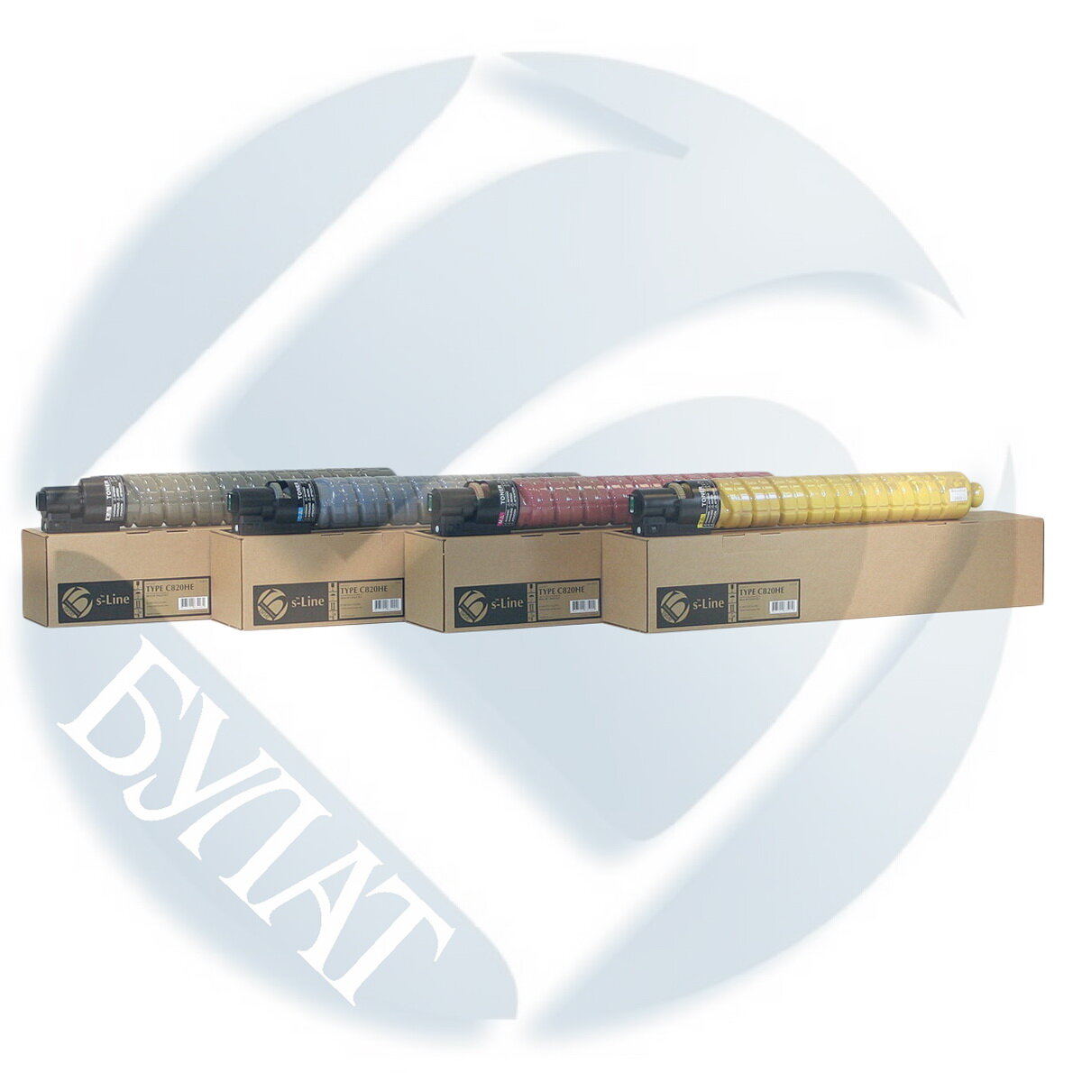 Тонер-картридж булат s-Line SPC820HE (820118) для Ricoh Aficio SP C820, SP C821 (Пурпурный, 15000 стр.)