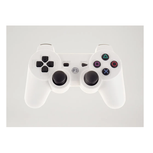 Джойстикгеймпад для PS3ПС3 и ПКPC беспроводной белый 950₽