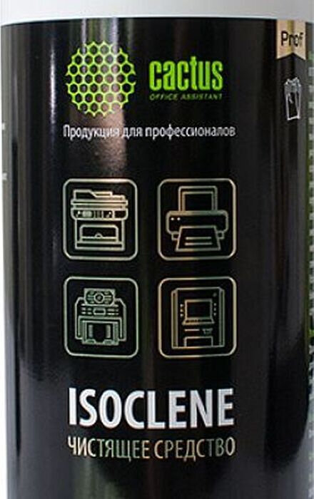 Cactus CS-ISOCLENE1 чистящая жидкость+салфетка-наклейка