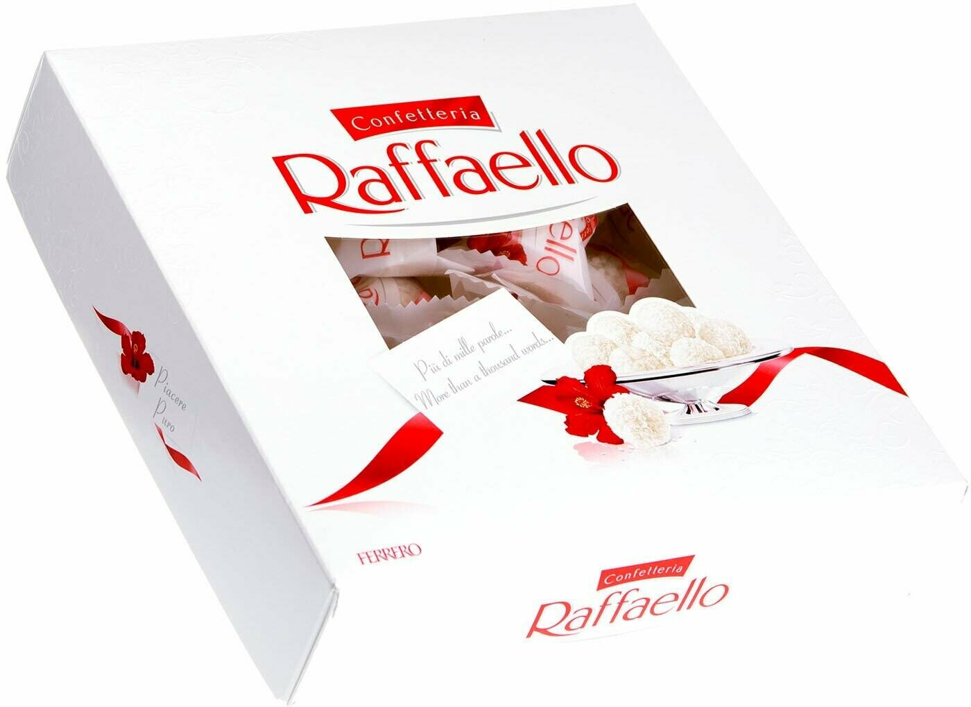 Конфеты Raffaello с цельным миндальным орехом в кокосовой обсыпке 240г 3 шт