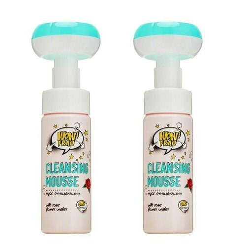 Мусс для лица Wow Frau, Cleansing Mousse, очищающий, 150 мл, 2 уп