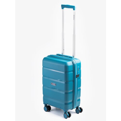 фото Чемодан mironpan, 35 л, размер s, бирюзовый, голубой