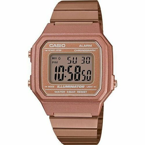 Наручные часы CASIO B650WC-5A, бежевый, золотой часы наручные casio b650wc 5a