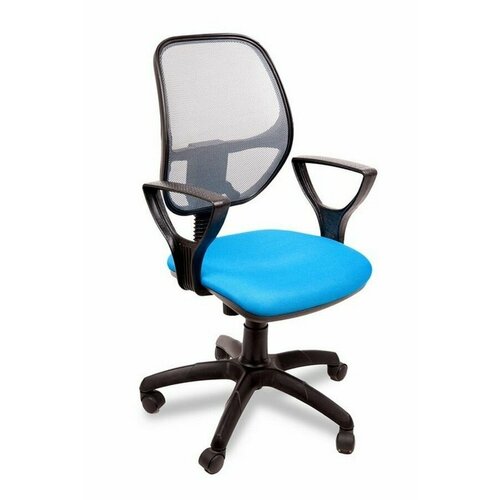 Компьютерное офисное кресло Мирэй Групп Марс гольф комфорт, Ткань, Черно-голубое