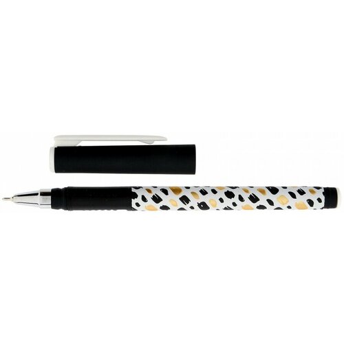 Ручка шариковая Lorex Monochrome Fauvism M Double Soft (0.35мм, синий цвет чернил, масляная основа, круглый прорезин. корпус) 1шт.