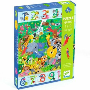 Djeco Djeco Giant puzzles Пазл-гигант Джунгли, 54 д. 07148