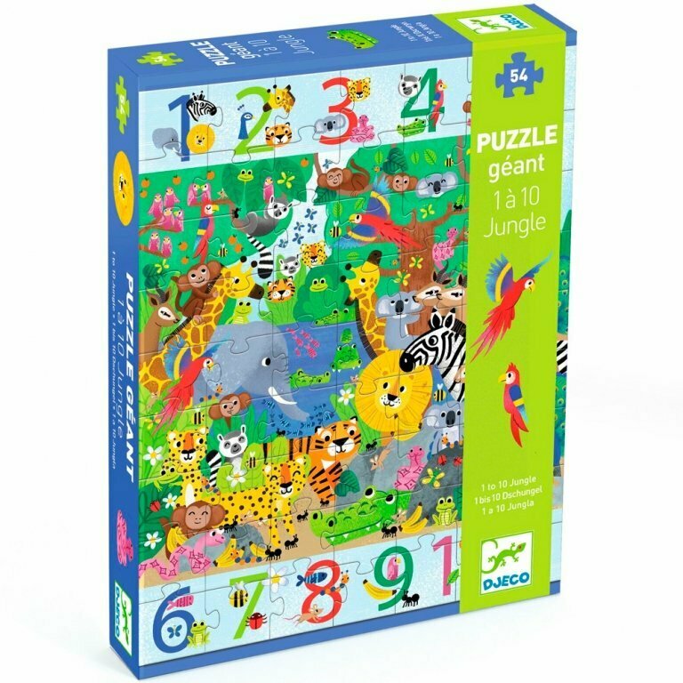 Djeco Djeco Giant puzzles Пазл-гигант Джунгли, 54 д. 07148