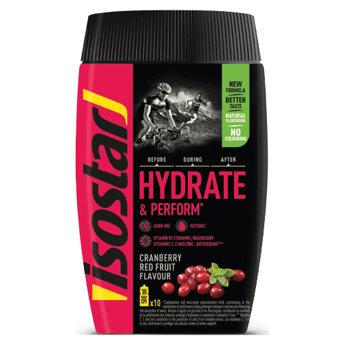 Изотонические смеси Isostar Hydrate & Perform Sport Drink (400 г) Клюква