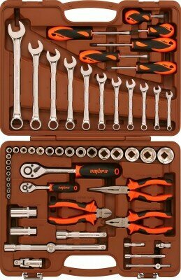 OMBRA Набор инструмента универсальный 1/4", 1/2"DR, 55 предметов OMT55S