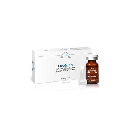 Антицеллюлитный коктейль для тела и лица - Lipoburn, 10 мл - цена за 1 флакон - Veluderm