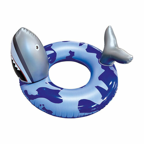 Надувной круг для плавания Ecos Акула, 100 x 90 x 67 см
