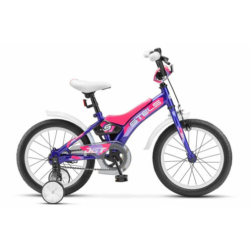 Детский велосипед Stels Jet 16 Z010 2023 16 Фиолетовый 100-120 см 848000₽