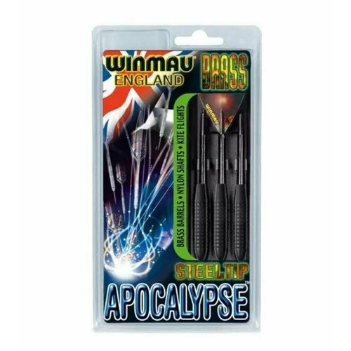 дротики 21гр winmau apocalypse brass steeltip для игры в дартс Дротики Winmau Apocalypse Brass steeltip (20 gramm)