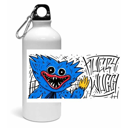 фото Спортивная бутылка хагги вагги, huggy wuggy №3 animashop