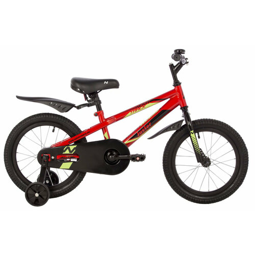 фото Детский велосипед novatrack juster 16" (2023) 16 красный