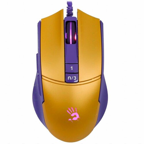 Мышь проводная A4Tech Bloody L65 Max L65 MAXROYAL VIOLET желтый 658800₽