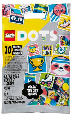 Конструктор LEGO Dots Дополнения Dots серии 7 SPORT 41958