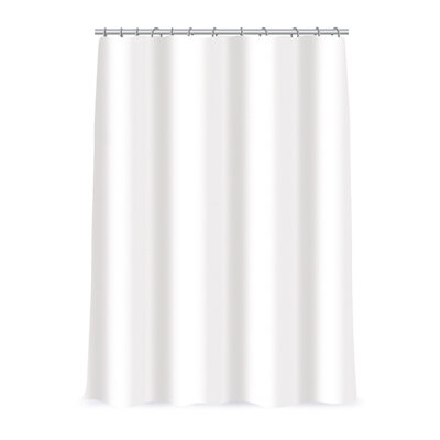фото Vetta шторка для ванной, пева, 180x180см, с магнитами, белая