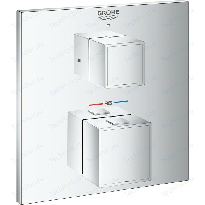 Термостат для душа Grohe Grohtherm Cube встраиваемый, для 35600000, хром (24153000)