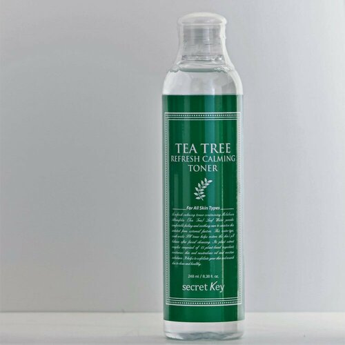 Secret Key Успокаивающий тонер для лица с экстрактом чайного дерева TEA TREE REFRESH CALMING TONER