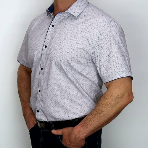 фото Рубашка , размер xl, серый alexander matin