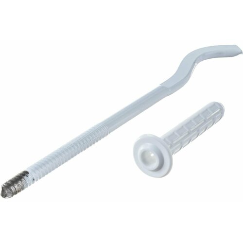 Кронштейн штыревой Uni-Fitt 10х220 плоский эмалированный с дюбелем 870W1022 272₽