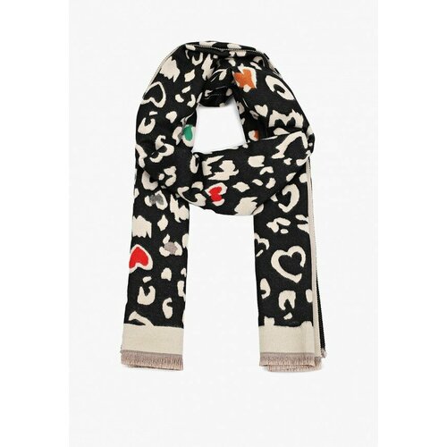 Палантин PABUR, 200х70 см, черный