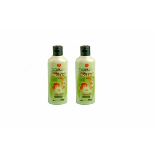 Шампунь для волос Kokliang, Chinese Herbal Therapy Anti-Hairloss & Soothes Scalp Shampoo, против перхоти, натуральный, 200 мл, 2 уп