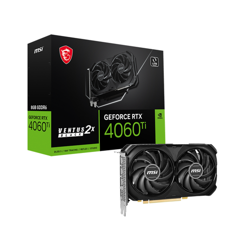 Видеокарта MSI GeForce RTX 4060 Ti Ventus 2X 4060TI VENTUS 2X BLACK 8G 5492900₽
