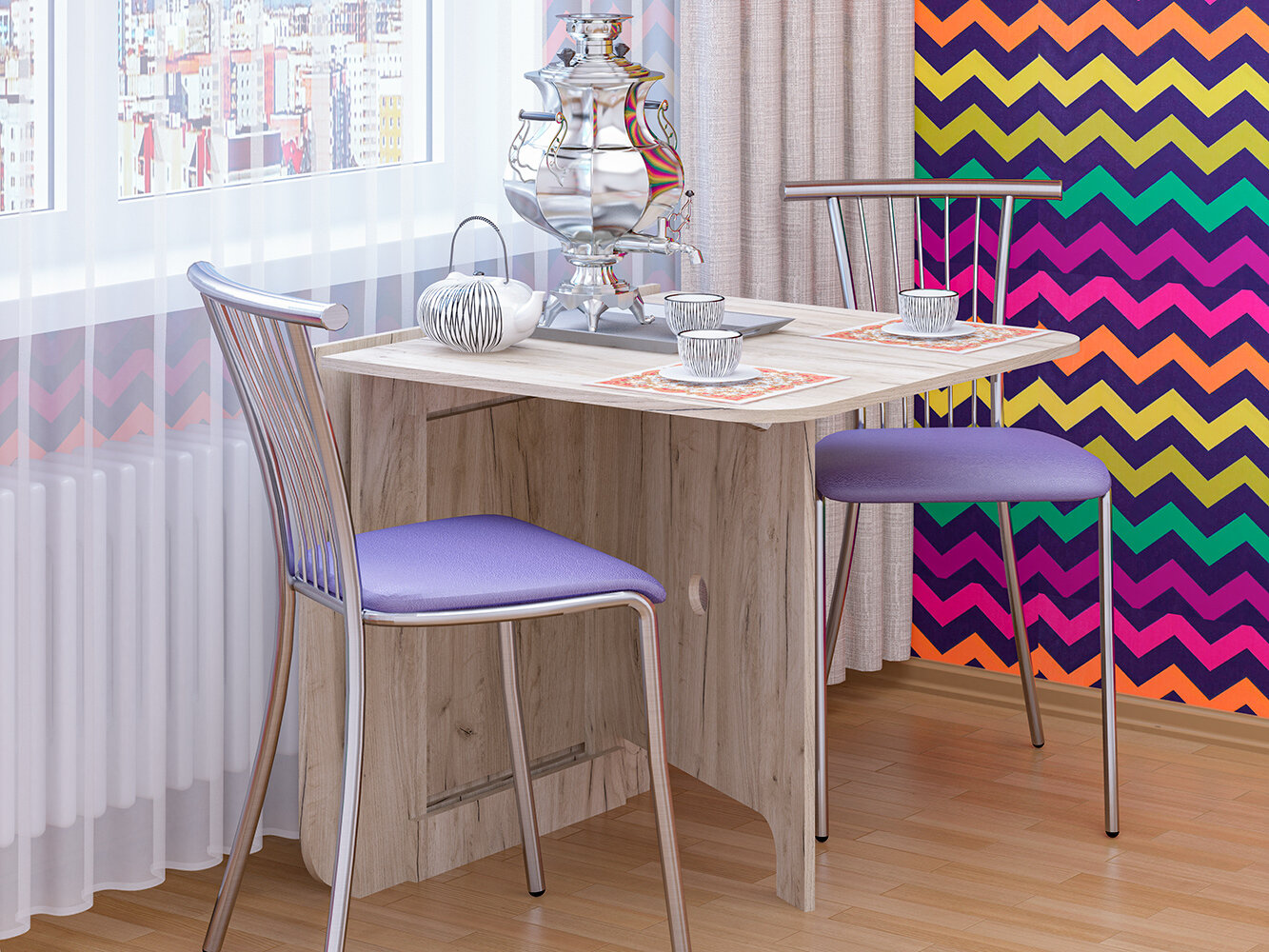 фото Стол-тумба СТ-7 Крафт серый