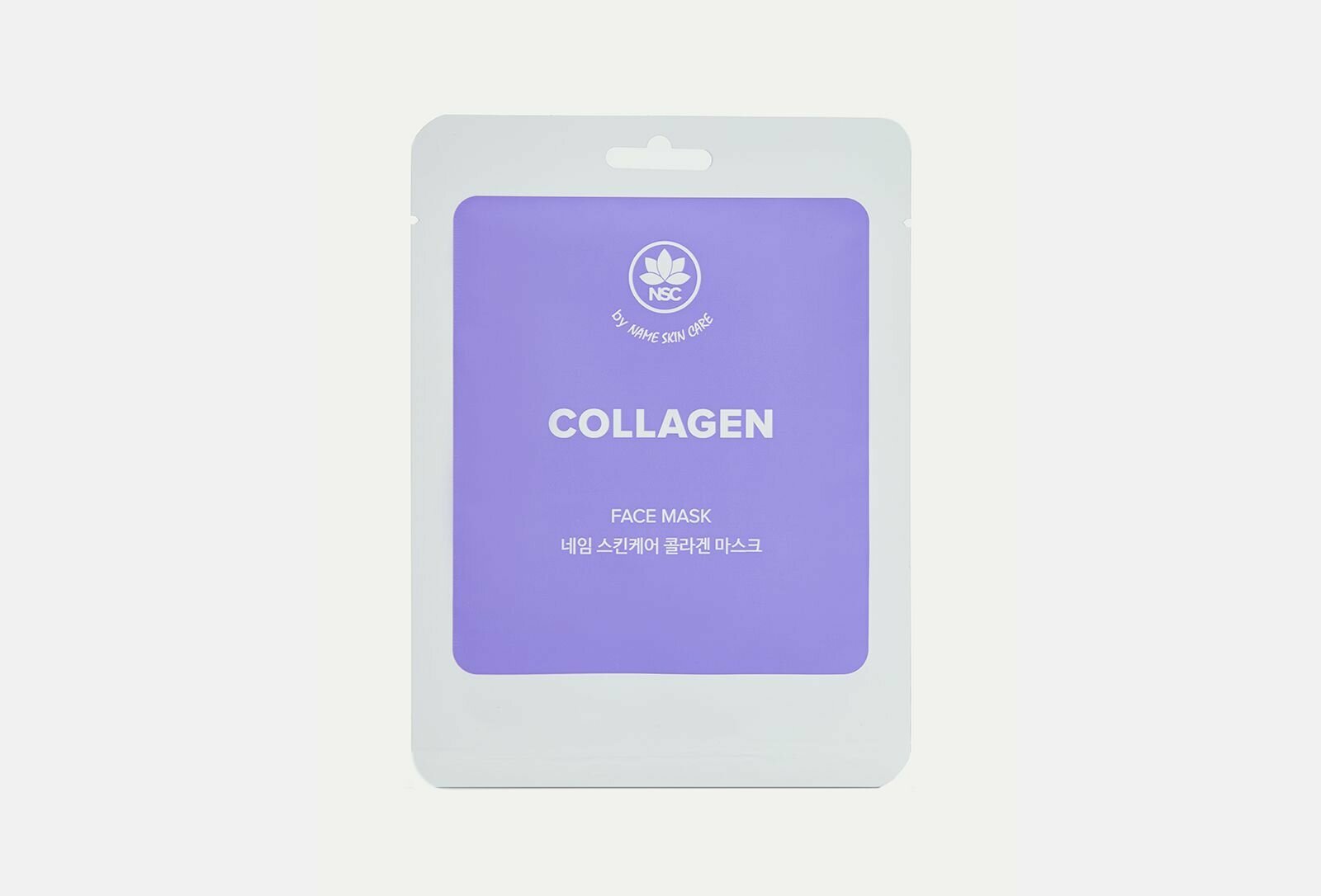 Маска для лица тканевая с эмульсией на основе коллагена name skin care sheet face mask collagen