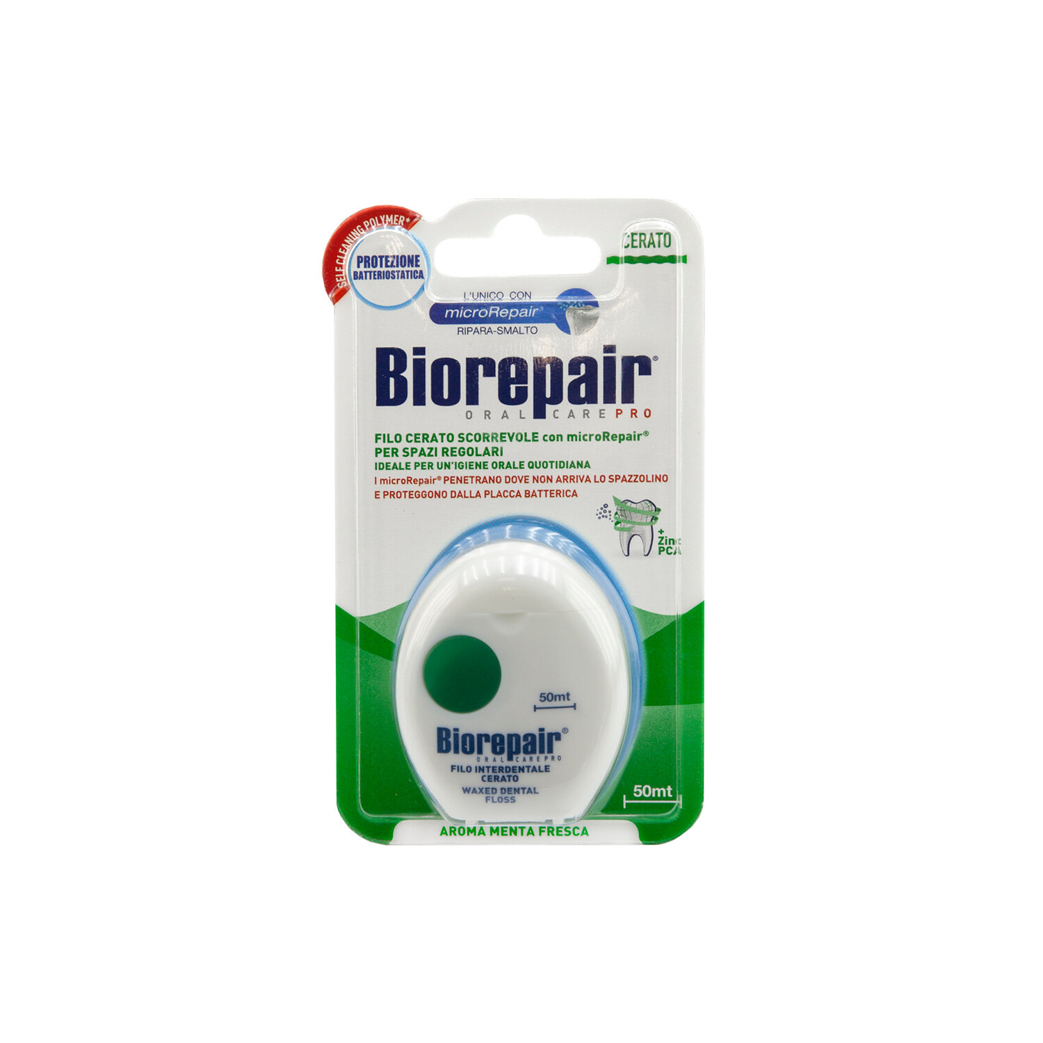 Biorepair Зубная нить с воском комплексная защита Waxed Floss, 50м (Biorepair, ) - фото №15