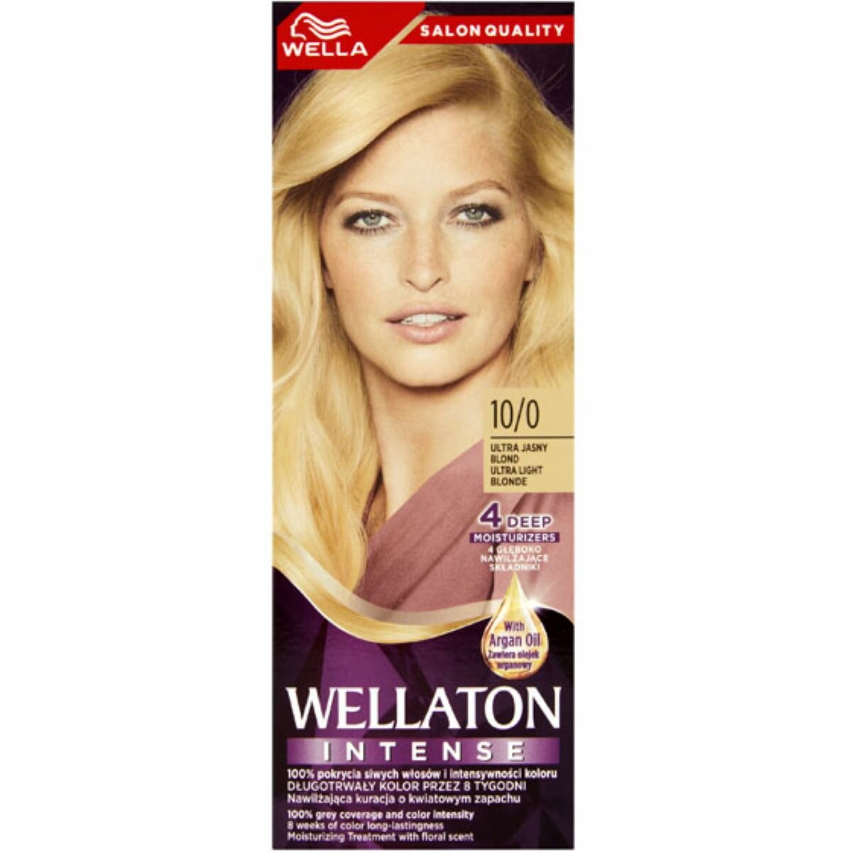 Wellaton стойкая крем-краска для волос 10/0 Сахара