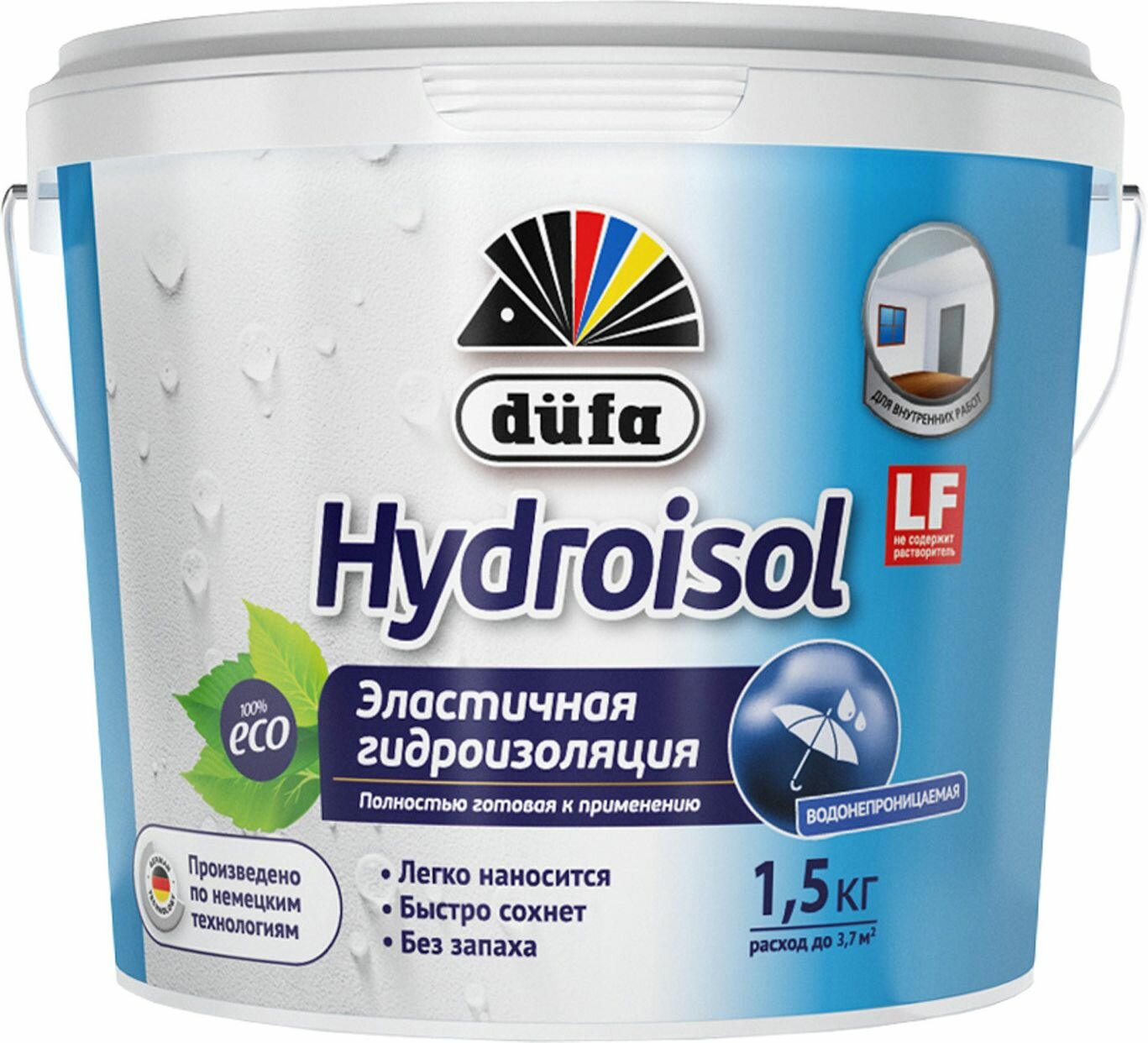 "Dufa" Гидроизоляция HYDROISOL эластичная 1,5кг