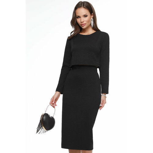 Комплект одежды DStrend, размер 44, черный юбка базовая 44 46 размер