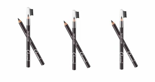 Charme Карандаш для бровей Brow Sculpting, тон-111, Каштановый, 3 шт