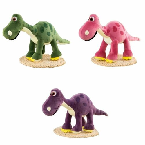 Мягкая игрушка для детей большой плюшевый реалистичный Динозавр апатозавр диплодок длина 55 см 3 цвета YDI71585 825₽